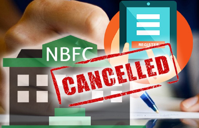 Cancellation of Certificate of Registration on Two NBFCs